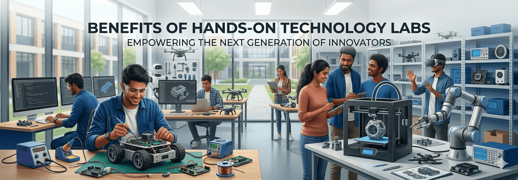 Benefits of Hands-On Technology Labs for Colleges and Universities
